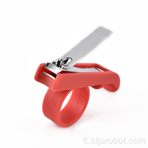 Forbici per unghie in acciaio inossidabile di alta qualità con tagliaunghie ad anello
